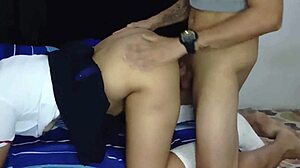 latina student gets rough doggystyle until orgasm