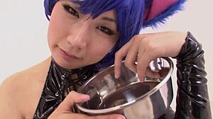 This Bitch Had A Blowbang And Drank All The Cum