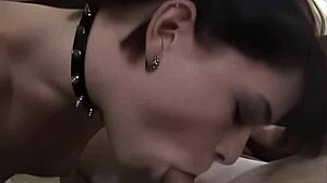 Gothic Babe Vicci Valencorte & Lance Long Strip Suck Facial