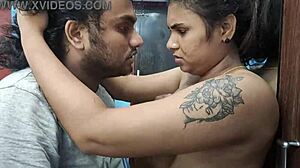 Horny indian college girl gets her pussy licked boobs sucked and fucked deep in bed