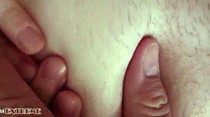chubby couple teases her clit before big cock slides in