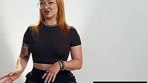 Big Booty Redhead Milf Emma Magnolia Fingers Shaved Pussy