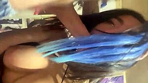 Chica universitaria mamando verga follada por la boca colombiana