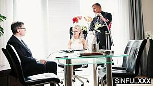dirty little 18+ secret at the office with karina king from hr and george uhl at sinfulxxx