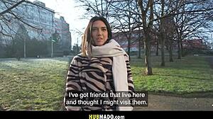 it was a cold day in prague when i bumped into a beautiful french woman named lena coxx