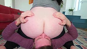 i pinned my bbw roommate paige till she squirted
