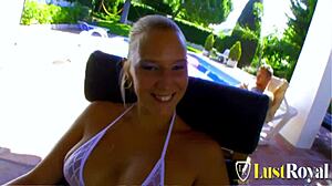 blonde mallory moore gets bonked hard from behind