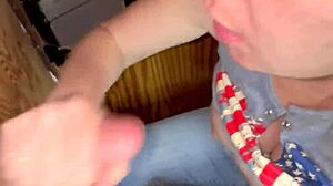 Amateur Gloryhole Facial Leaves Me Feeling Satisfied