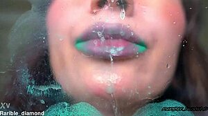 minty messy deep octopus kisses spit