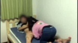 Amateur Japanese Couple Enjoys Lazy Weekend Sex At Home