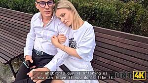 stranger surprises this czech couple right on the street