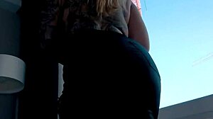 hot hotel hook up with blonde milf babe from germany