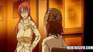 Lesbian teacher uses magic to satisfy her teen student
