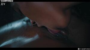 Ebony vampire vault insubordination - rough lesbian fetish & domination