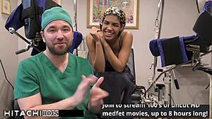 freshman gets mandatory hitachi orgasm from doctor-tampa - maya fierce