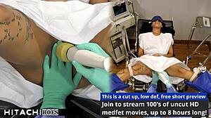 freshman gets mandatory hitachi orgasm from doctor-tampa - maya fierce