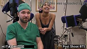 freshman gets mandatory hitachi orgasm from doctor-tampa - maya fierce
