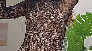 I Feel So Overwhelmed During Sloppy Deepthroat And Pussy Slapping In Sheer Fishnet Bodysuit