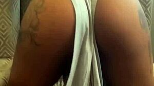 Juicy booty fucked hard doggy style