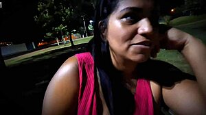 corninho films his exibida wife in city square