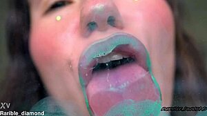 minty messy deep octopus kisses spit