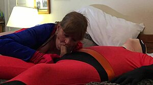 Granny carmen sucks champion cocks in cosplay compilation