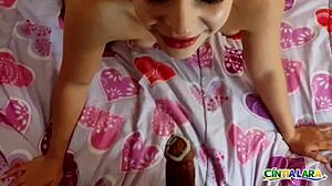 cintia lara pegou no hashi do japones
