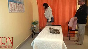 Regina Noir Nude Lady Massage Masseur Fucks The Slut In Pussy And Mouth C1
