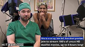 freshman gets mandatory hitachi orgasm from doctor-tampa - maya fierce