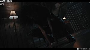 Ebony vampire vault insubordination - rough lesbian fetish & domination