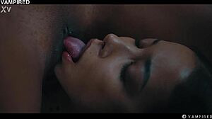 Ebony vampire vault insubordination - rough lesbian fetish & domination