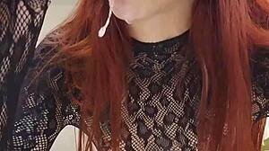 I Feel So Overwhelmed During Sloppy Deepthroat And Pussy Slapping In Sheer Fishnet Bodysuit
