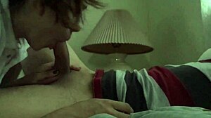 Morning blowjob session with a young girlfriend