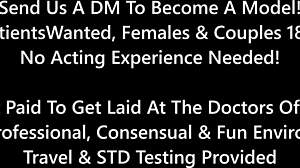 freshman gets hitachi treatment from doctor backstage