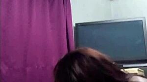 wife sucks my cock instead of cleaning