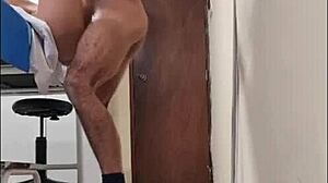 Mexican Nurse Bends Over For Her Boss