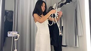 18 year old teen 18+ caught in changing room real hidden cam voyeur