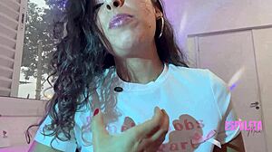 Punheta guiada- impressioanda com o tamanho do pau enorme dos meus f�s