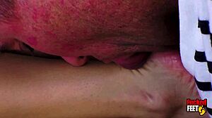 philly john was masturbated by britney ambers sexy feet