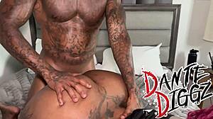 Phat booty cougar gets dicked down hard