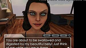 Seraphine Plays Vore Game In Apartment