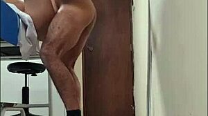 Mexican Nurse Bends Over For Her Boss