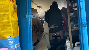 A warehouse worker fucked the manager hard right there on the boxes and put her in her place