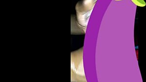 Darkchocolatebarbie gives sloppy blowjob