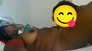 Preta gozando pelo rabo with intense pleasure