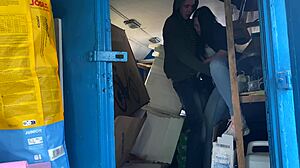 A warehouse worker fucked the manager hard right there on the boxes and put her in her place
