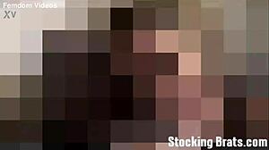 Watch Me Slide My Sexy Black Stockings Up My Legs