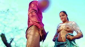 desi village girl first time outdoor fuck in jungle