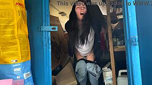 A warehouse worker fucked the manager hard right there on the boxes and put her in her place