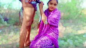 desi village girl first time outdoor fuck in jungle